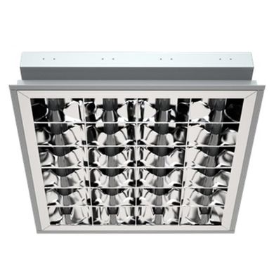 Светильник OPL/R 418 Грильято опал 4х18Вт IP20 ЭПРА 23241830 1027000150 EUROLED