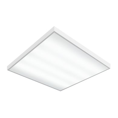 Светильник LED EUROLED 36Вт(595х595)4400лм/6500Квстр/накл с рассеив призма IP20