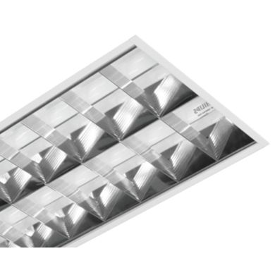 Светильник ЛВО10-4x18-214 Rastr с электронным ПРА QT-FIT8 2x18