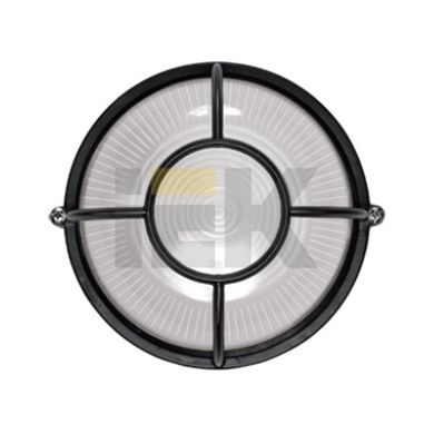 Светильник НПП1104 черный/круг солнце 100Вт IP54