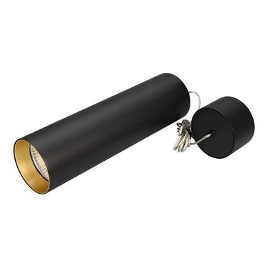 Светильник SP-POLO-HANG-LONG300-R85-15W White5000 BK-GD, 40 градусов 027418 EZRA