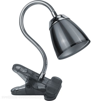 Светильник 71 576 NDF-C006-6W-4K-BL-LED прищепка, гибкий, черный
