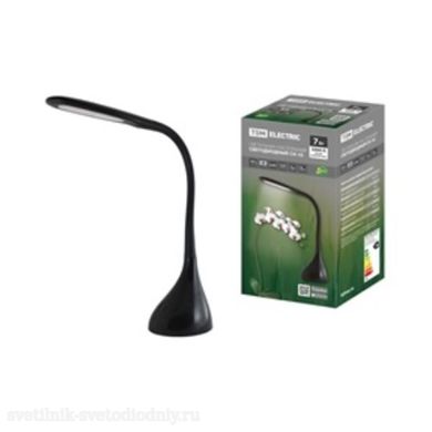 Светильник настольный LED СН-16 7Вт 5000К DIM черный EUROLED
