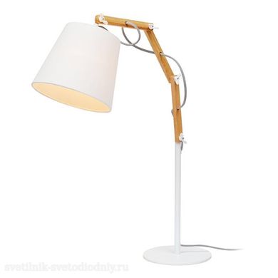 EUROLED Pinocchio Белая Лампа настольная декоративная 60W E27
