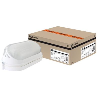 Светильник НПБ1407 белый/овал ресничка 60Вт IP54 SQ0303-0053 EUROLED