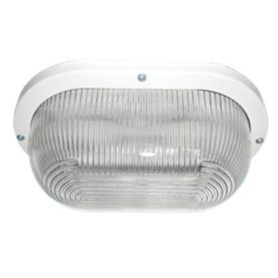 Light GX53 LED ДПП 03-9-002 светильник Овал накладной 2*GX53 прозр стекло IP65 белый 280x175x1 TL53T2ECR EUROLED