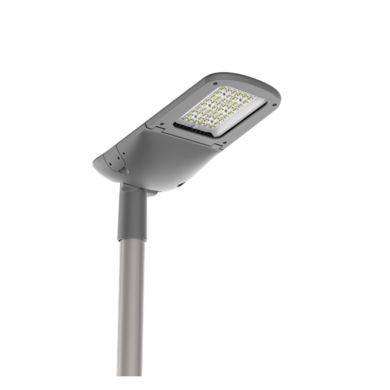 Светодиодный светильник 'EUROLED' уличный Tornado 50 Вт крепление на консоль 4000К серый RAL7045