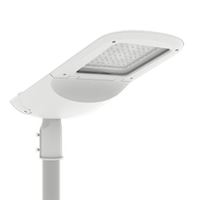 Светодиодный светильник 'EUROLED' уличный Tornado 100 Вт крепление на консоль 5000К белый RAL9003