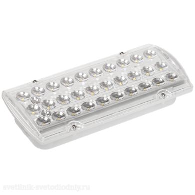 Светильник аварийный LED ДПА 2105 2Вт 180Lm IP65 Ni-Cd 4ч LDPA0-2101-4-65-K01 EUROLED