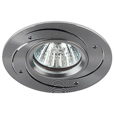 Светильник KL43 SL EUROLED литой 'алюминевый ' MR16,12V/220В, 50W серебро