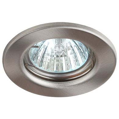 Светильник ST1 SN EUROLED штампованный MR16,12V/220В, 50W сатин никель (ст.арт Б0005259)