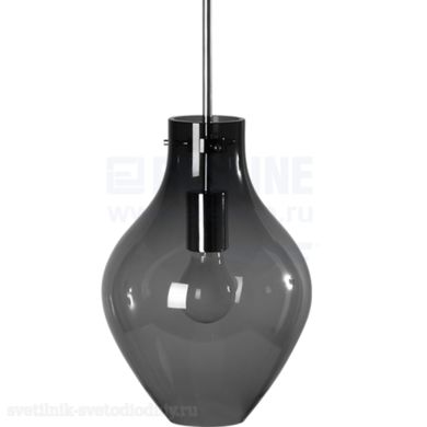 Светильник подвесной MIRA P 210 CH 60 smoky glass 1244000030 EUROLED