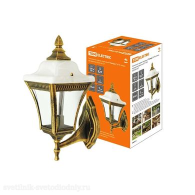 Светильник садово-парковый 'Глазурь' 60 Вт, вверх, прозрачное/бронза, Е27, SQ0330-0327 EUROLED