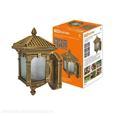 Светильник садово-парковый 'Самурай' 60 Вт, вверх, шагрень/бронза, Е27, SQ0330-0077 EUROLED