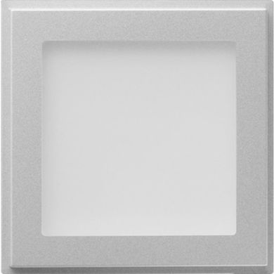 Указатель светодиодный с подсветкой белого цвета, окантовка алюминий TX_44 116165 GIRA