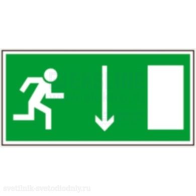 Указатель BL-3015.E09 Указатель двери эвакуационного выхода (прав)