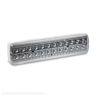 Светильник LED СБА 8032С 24LED 320х80х50мм с наклейкой ВЫХОД