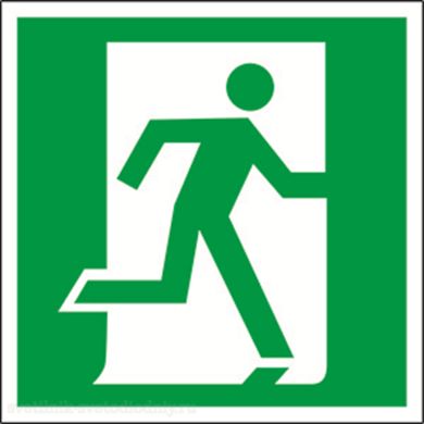 Знак безопасности PP-17174.E01-02 'Выход здесь правосторонний ' a17171 ФОКУС