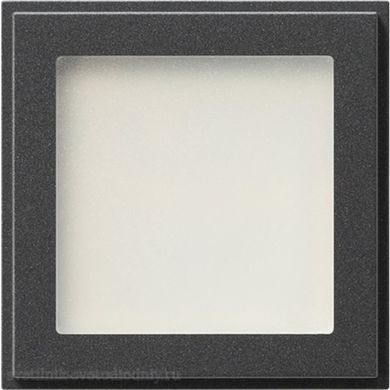 TX 44 Указатель светодиодный с подсветкой белого цвета, окантовка антрацит 116167 GIRA