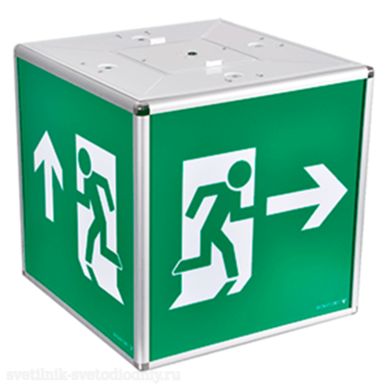 Световой указатель централизованного электропитания/оповещатель пожарный световой BS-1890-2x55 a4950 ФОКУС