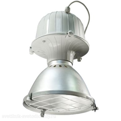 Светильник ЖСП01-250-721 IP20 алюм. отраж., с встр. ПРА без стекла/с сеткой