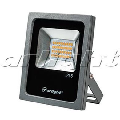 Светодиодный прожектор AR-FLAT-20W-220В Yellow Grey, 120 градусов 024202 EZRA