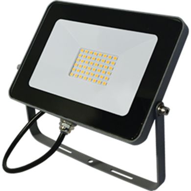 Projector LED 20,0W 220В 6000K IP65 Светодиодный Прожектор тонкий Серебристо-серый 146x102x1 JPSD20ELB EUROLED