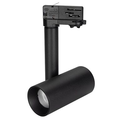 Светильник SP-POLO-TRACK-PIPE-R65-8W Warm3000 BK-BK, 40 градусов 027488 EZRA