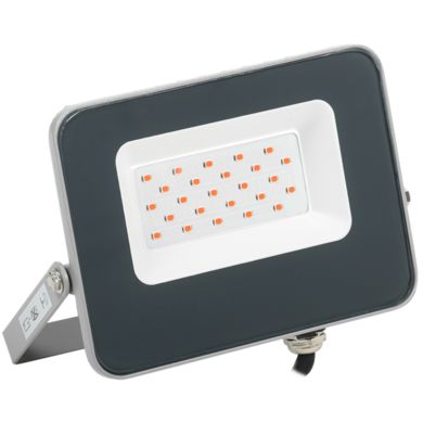 EUROLED Прожектор LED СДО 07-20R red IP65 серый EUROLED