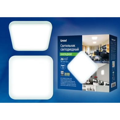 Светильник накладной LED Quatro 26Вт 4000K UL-00003373 Uniel
