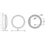 Светильник LED STAR NBT LED 18 silver 18Вт 1700лм/4000K IP65 1418000020 фото 2
