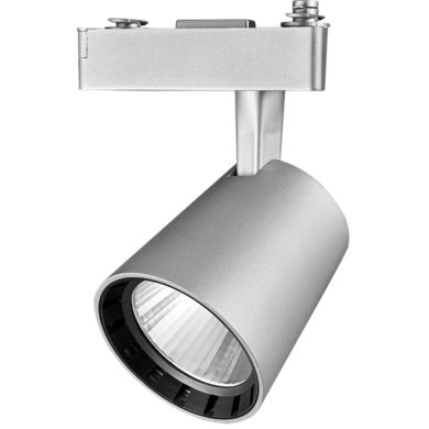 Светильник трековый LED PTR 0315 15Вт 4000K 1-фаз. IP40 серый .5023789 EUROLED
