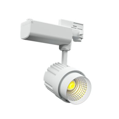 Cветильник LED EUROLED трек TT-Basic 198x119x95mm 30Вт 4000K угол 15 градусов белый