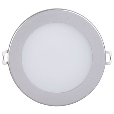 EUROLED Светильник ДВО 1603 серебро круг LED 7Вт 3000 IP20