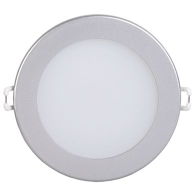 EUROLED Светильник ДВО 1603 серебро круг LED 7Вт 3000 IP20