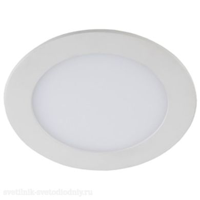 EUROLED LED 1-12-6K Светильник светодиодный круглый LED 12W 220В 6500K