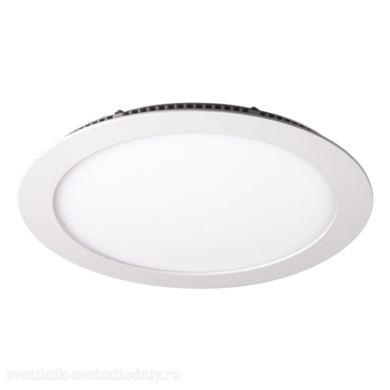 Светильник светодиодный LED PPL-R24012 18W белый 6500К 1620Lm