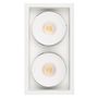 Светильник встраиваемый LED CL-SIMPLE 2x9Вт 4000K 148мм белый 28150 фото 3