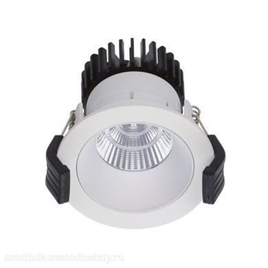 СТ Светильник Downlight встраиваемый 10Вт COOL 07 WH/WH D45 4000K with driver 1412000890 EUROLED