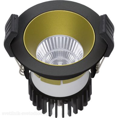 СТ Светильник Downlight встраиваемый 10Вт COOL 07 BL/GL D45 4000K with driver 1412000170 EUROLED