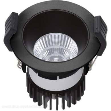 СТ Светильник Downlight встраиваемый 15Вт COOL 13 BL/BL D45 3000K with driver 1412000350 EUROLED