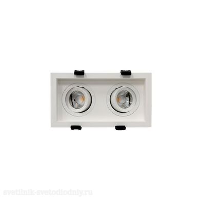 СТ Светильник Downlight встраиваемый 2x13Вт RADO 2х13 WH D45 4000K with driver 1278000390 EUROLED