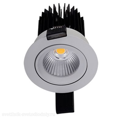 Светильник точечный LED EOS 07 WH D45 10Вт 3000K D78 1693000050 EUROLED